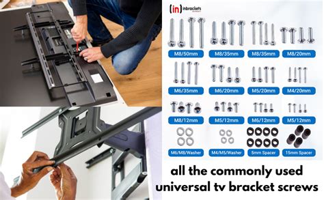 what are metal spacers used for in tv bracket|tv bracket screws screwfix.